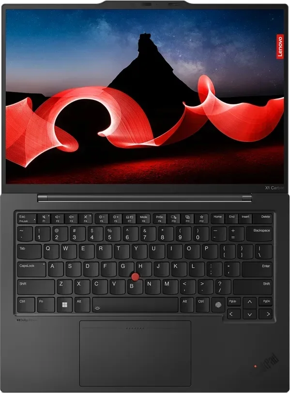 Lenovo ThinkPad X1 Carbon Gen 12, Core Ultra 5 125H, Intel Arc, 32/1 ТБ, 14″ 2.8K 120 Гц OLED, 4G, Чёрный