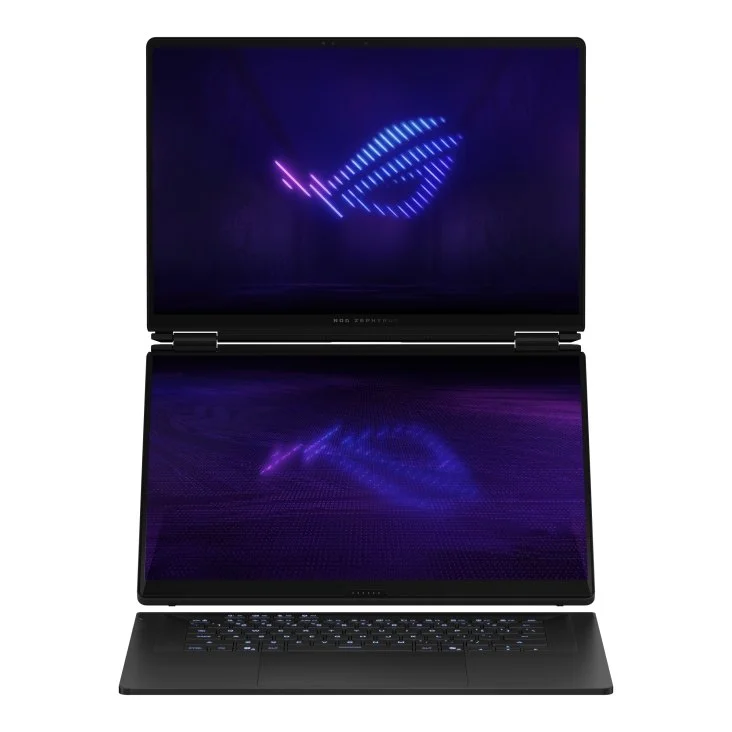 Asus ROG Zephyrus 16 Duo 2026 GX651AX (глоб. ROG Zephyrus Duo 2026), Core Ultra 9 386H, RTX 5090, 64/2 ТБ, 16″ 2.5K 120 Гц OLED, Серый