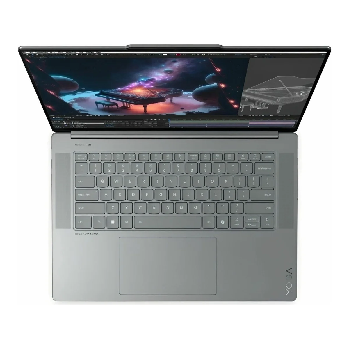 Lenovo Yoga Air Aura 15S 2025 (глоб. Yoga Slim 7i Aura Edition 15), Core Ultra 7 258V, Intel Arc, 32/1 ТБ, 15.3" 2.8K 120 Гц, Серебристый — изображение 5