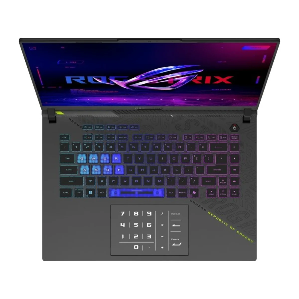 Asus ROG Strix G16 2025, Ryzen 9 9955HX, RTX 5070 Ti, 32/1 ТБ, 16" 2.5K 240 Гц, Чёрный — изображение 2