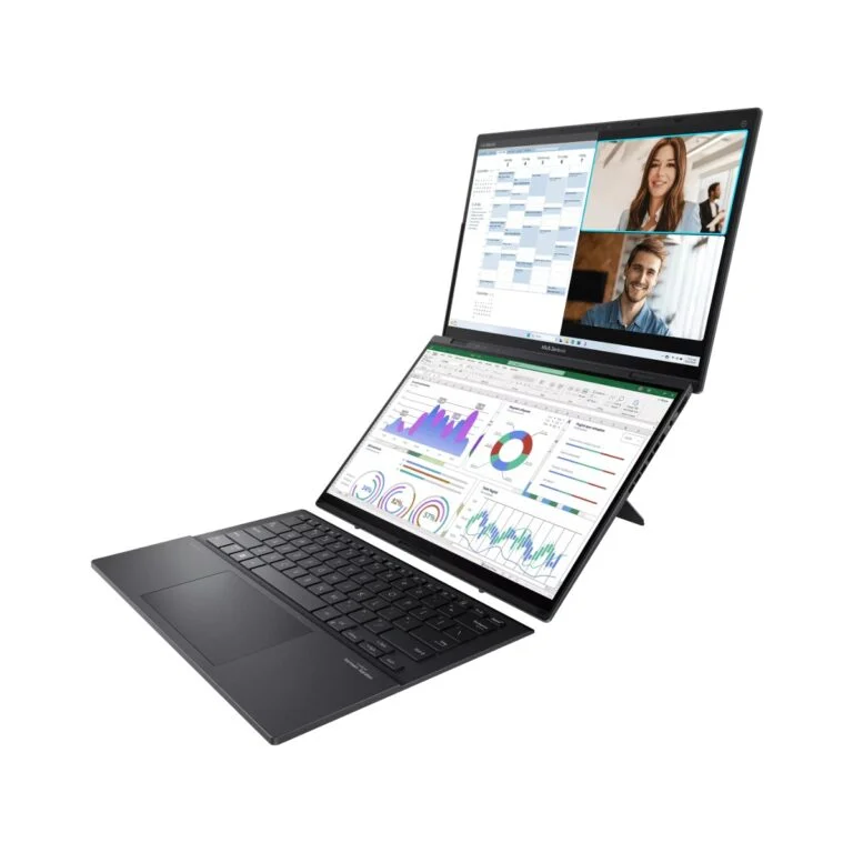 Asus Zenbook 14 Duo 2025 UX8406MA (глоб. Zenbook Duo 2025), Core Ultra 9 285H, Intel Arc, 32/1 ТБ, 14″ 2.8K 120 Гц OLED, Чёрный