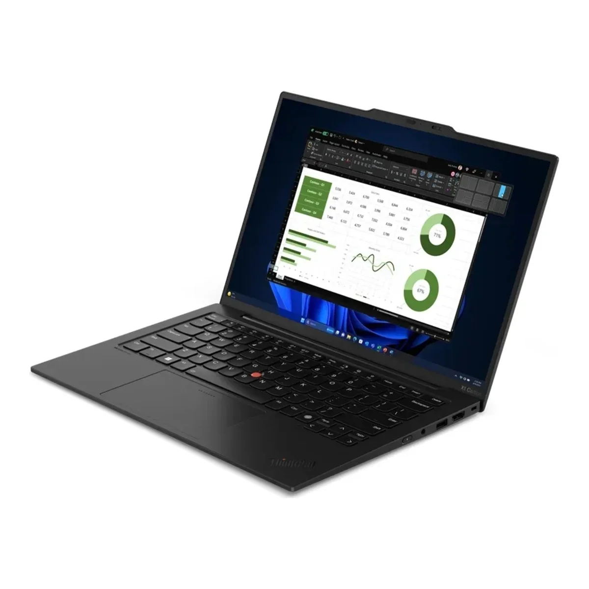 Lenovo ThinkPad X1 Carbon Gen 12, Core Ultra 5 125H, Intel Arc, 32/1 ТБ, 14" 2.8K 120 Гц OLED, 4G, Чёрный — изображение 5