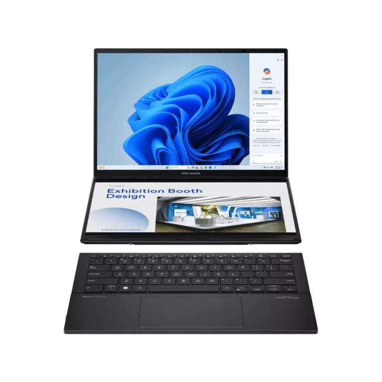 Asus Zenbook 14 Duo 2025 UX8406MA (глоб. Zenbook Duo 2025), Core Ultra 9 285H, Intel Arc, 32/1 ТБ, 14" 2.8K 120 Гц OLED, Чёрный
