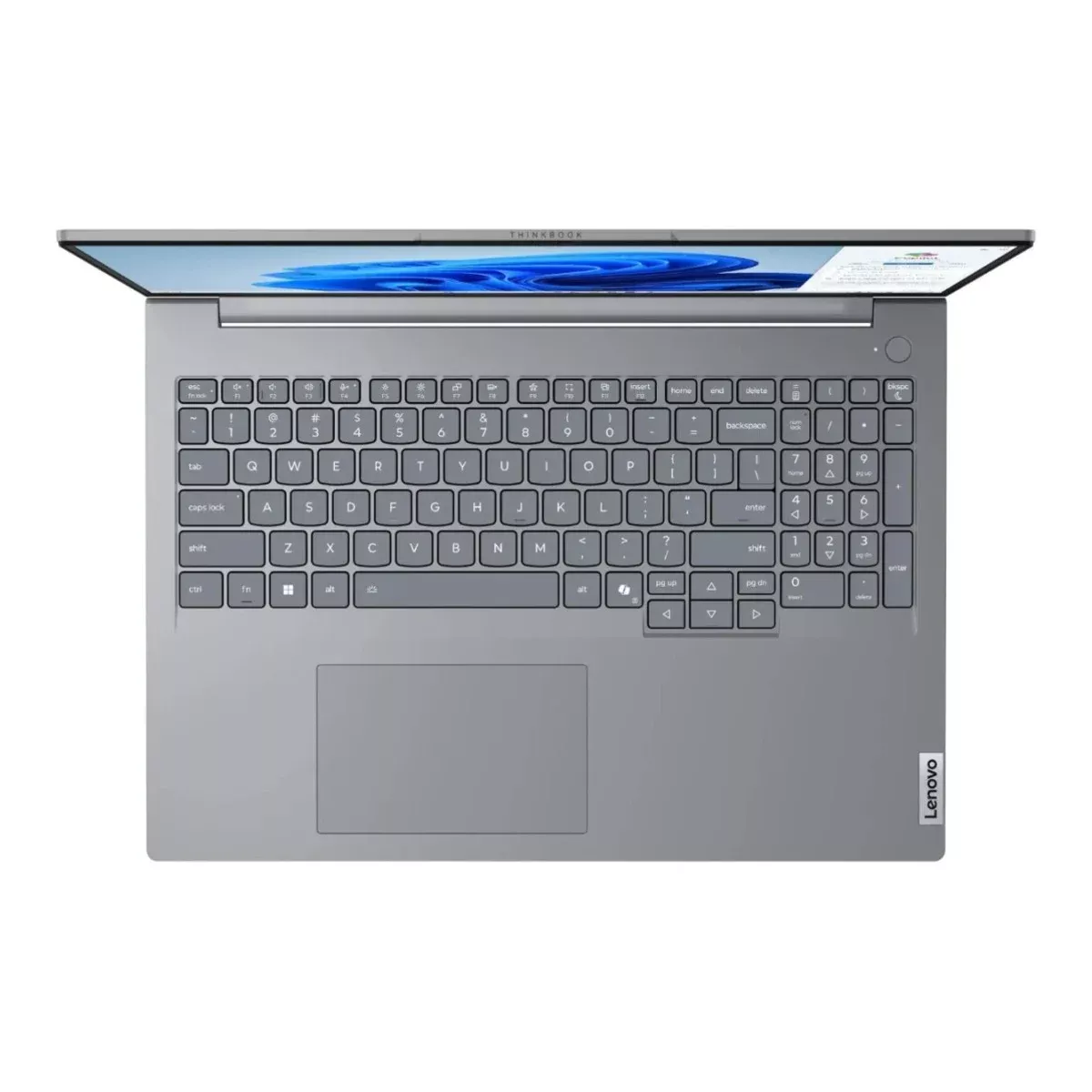 Lenovo ThinkBook 16 2026, Core Ultra 7 356H, Intel Arc, 16/1 ТБ, 16" 2.8K 120 Гц, Серый — изображение 5