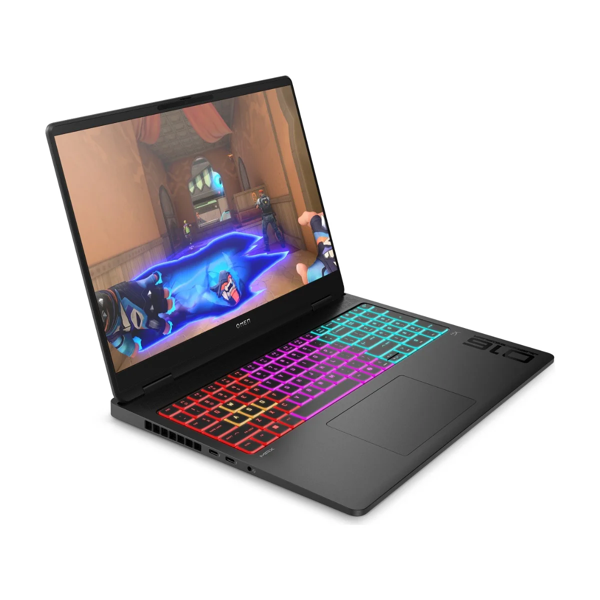 HP OMEN Max 16-ah1024TX 2025 (глоб. HyperX OMEN MAX 16), Core Ultra 9 290HX, RTX 5090, 64/2 ТБ, 16" QHD 240 Гц OLED, Чёрный — изображение 4
