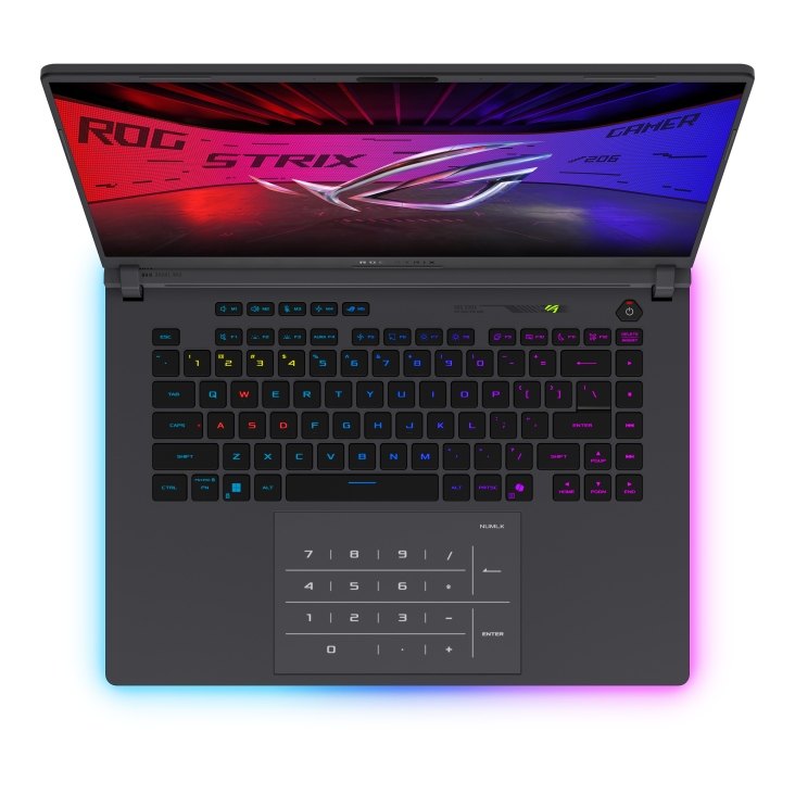 Asus ROG Strix G16 2025 G615LP, Core Ultra 9 290HX, RTX 5070, 32/1 ТБ, 16″ 2.5K 300 Гц, Чёрный