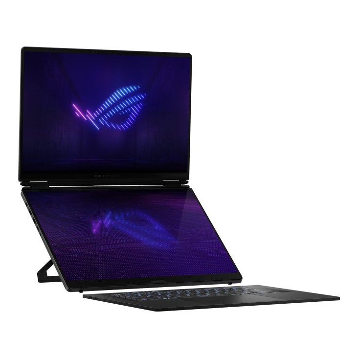 Asus ROG Zephyrus 16 Duo 2026 GX651AX (глоб. ROG Zephyrus Duo 2026), Core Ultra 9 386H, RTX 5090, 64/2 ТБ, 16″ 2.5K 120 Гц OLED, Серый
