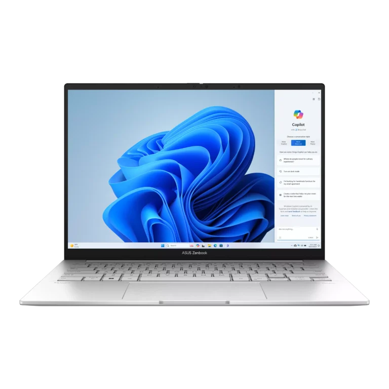 Asus Zenbook 14 UX3405CA (глоб. Zenbook 14 OLED), Core Ultra 9 285H, Intel Arc, 32/1 ТБ, 14" 2.8K 120 Гц OLED, Серебристый