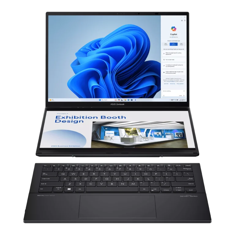 Asus Zenbook 14 Duo 2025 UX8406MA (глоб. Zenbook Duo 2025), Core Ultra 9 285H, Intel Arc, 32/1 ТБ, 14" 2.8K 120 Гц OLED, Чёрный