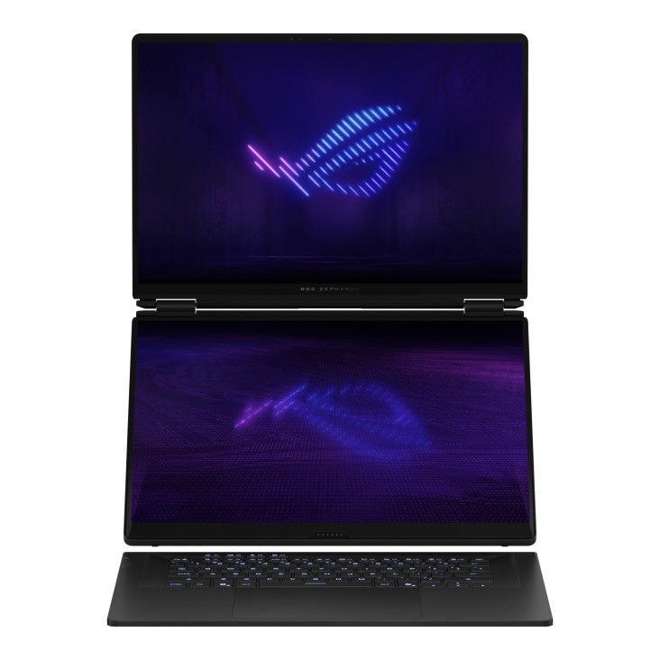 Asus ROG Zephyrus 16 Duo 2026 GX651AX (глоб. ROG Zephyrus Duo 2026), Core Ultra 9 386H, RTX 5090, 64/2 ТБ, 16″ 2.5K 120 Гц OLED, Серый