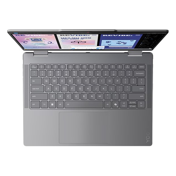 Lenovo Yoga 360 14 2025 (глоб. Yoga 7i 2-in-1 Gen 10), Core Ultra 7 258V, Intel Arc, 32/1 ТБ, 14″ 2.8K 120 Гц OLED, Серебристый