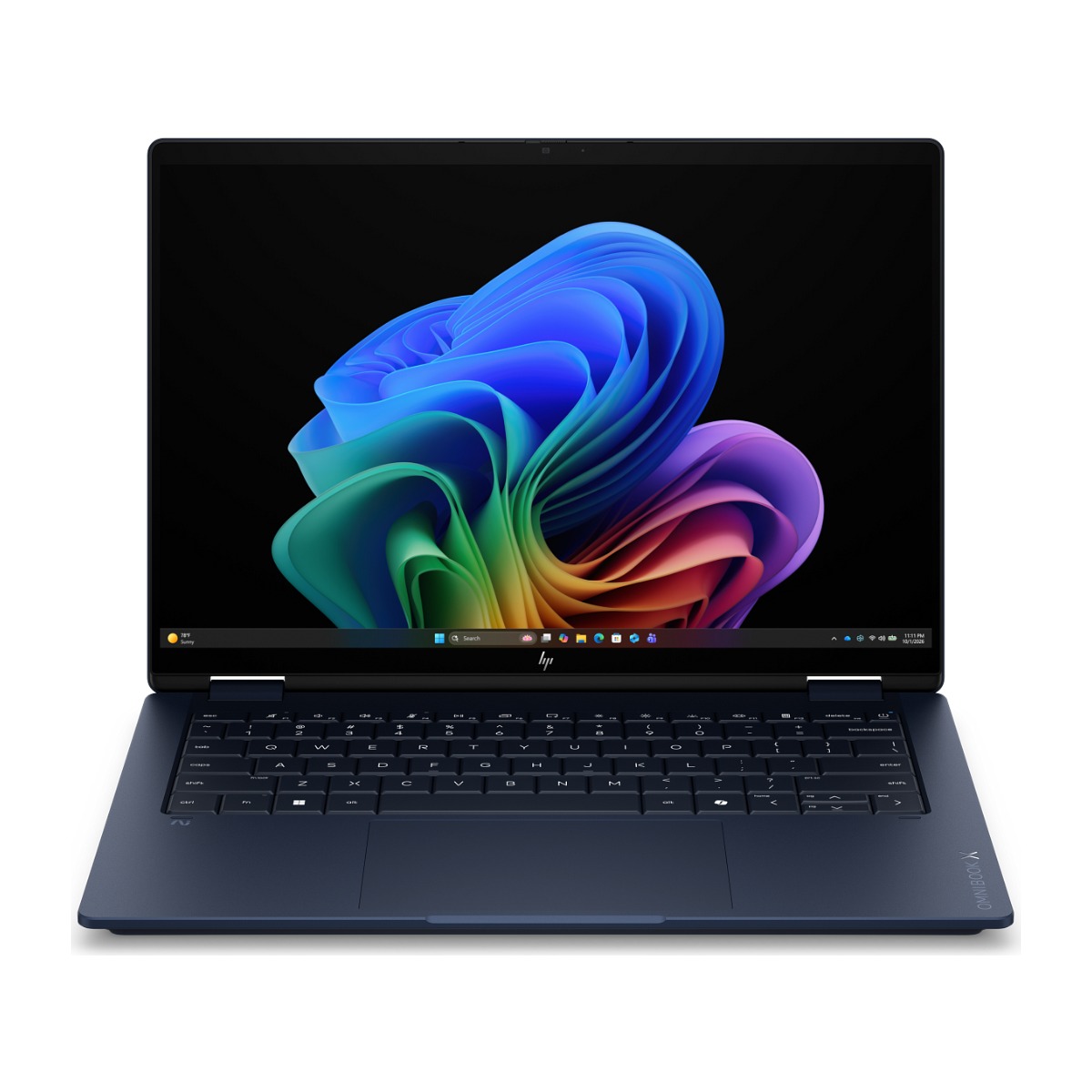 HP OmniBook X 14-kc0015AU 2026, Ryzen AI 7 455, Radeon, 32/1 ТБ, 14" 2.8K 120 Гц OLED, Синий